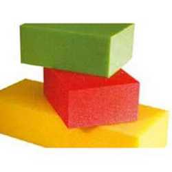 Bloco de espuma amarelo