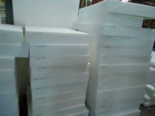 Bloco de espuma por metro